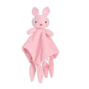 Moderiktigt gosedjur med rosa kanin för flickor i åldern 0-36 månader