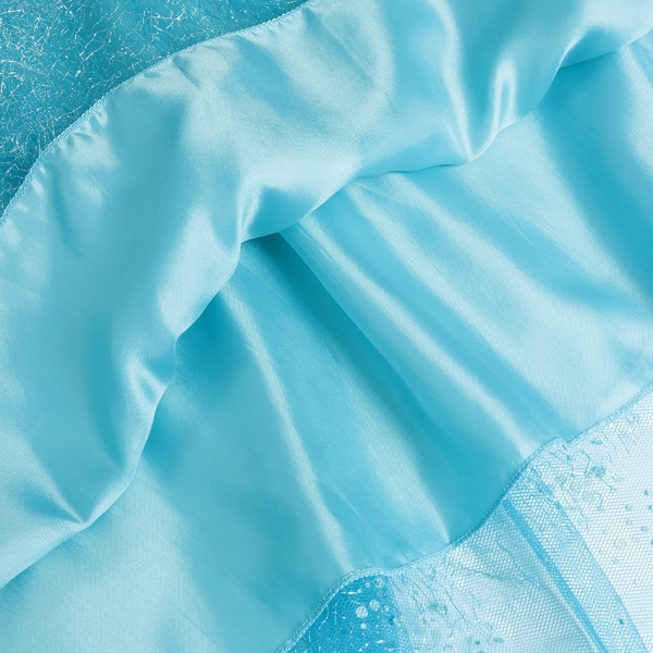 Långärmad blå Frost Prinsessklänning för små flickor langarmad bla frost prinsessklanning for sma flickor