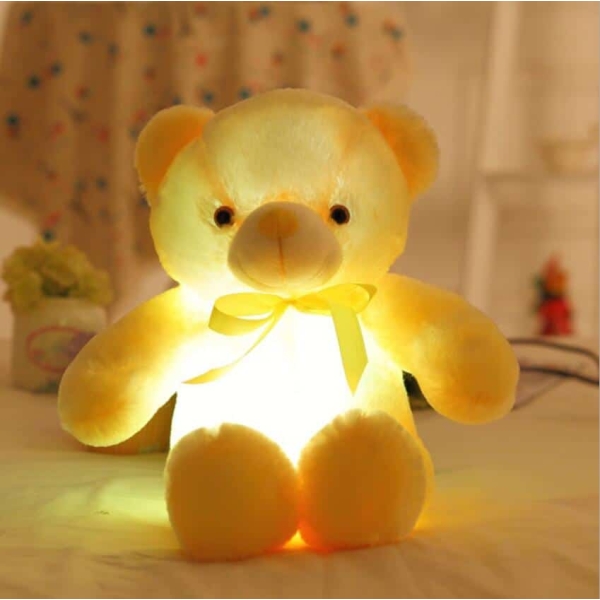 LED-nallebjörn för flicka led nallebjorn for flicka gul