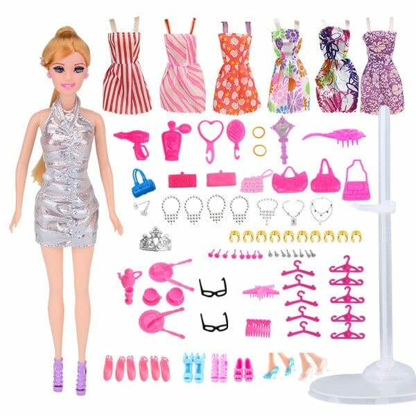 Prinsessdocka i Barbie-stil för flickor prinsessdocka i barbie stil for flickor gra