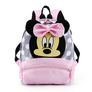 Rosa ryggsäck med Disney-motiv för trendiga små flickor