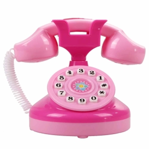 Fashionabel rosa telefonleksak för flickor