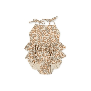 Blommiga badkläder för moderiktiga tjejer