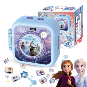 Snow Queen 3D-maskin för klistermärken för flickor. blå färger i ask