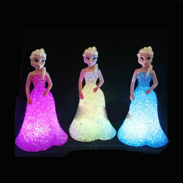 Snow Queen LED-nattlampa för moderiktiga tjejer