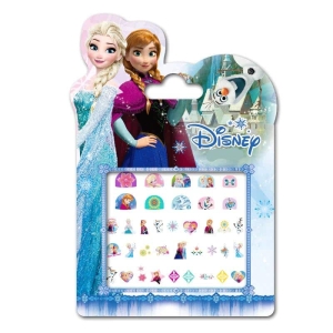 Självhäftande nagellack Snow Queen för flickor, olika färger och mönster