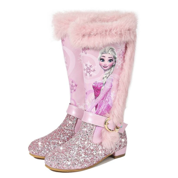 Prinsessan Elsa Frost färgglada stövlar för flickor prinsessan elsa frost fargglada stovlar for flickor 6