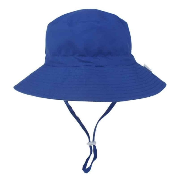 Anti-UV-sommarhatt för små flickor royal blue chapeau de soleil dete pour bebe casqu variants 15