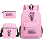 LOL Surprise-ryggsäck för flickor - 3-delat moderiktigt set i flera färger