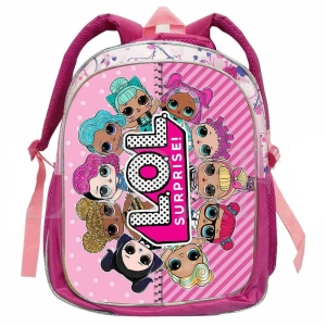LOL Surprise-skolväska för små flickor, rosa. Bra kvalitet och mycket moderiktig