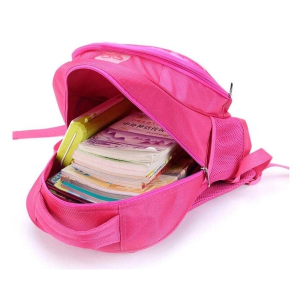 Mirakulös rosa ryggsäck för små flickor sac a dos rose imprime a la mode confor description 1