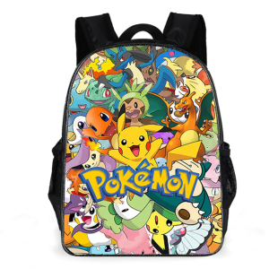 Pokémon-ryggsäck för små flickor i moderiktig svart färg