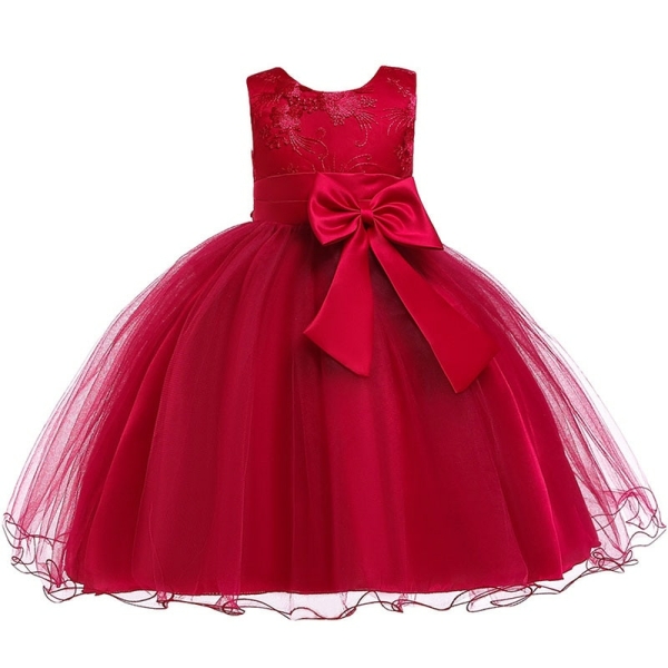 Prinsessklänning med rosett 47762 qntp7d